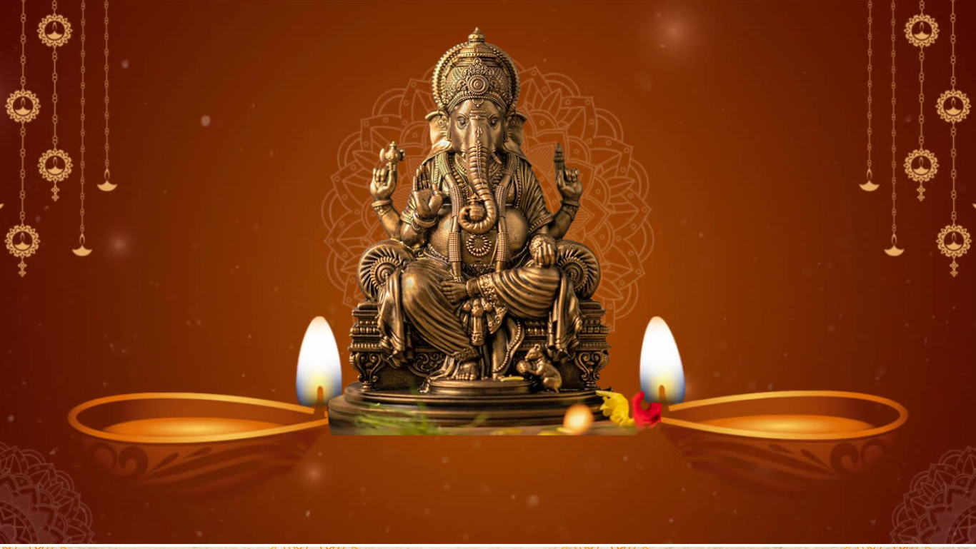 ganesh diya banner