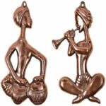 black metal-wall decor-musician set