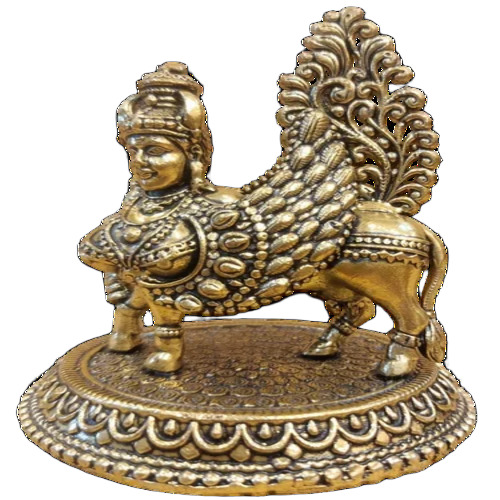 Kamdhenu-brass-god-statue