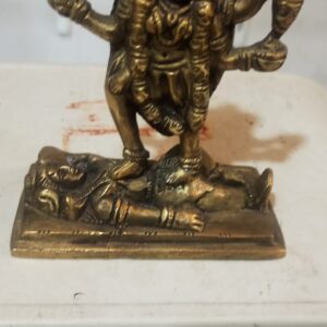Brass goddess Kali with Four Hands